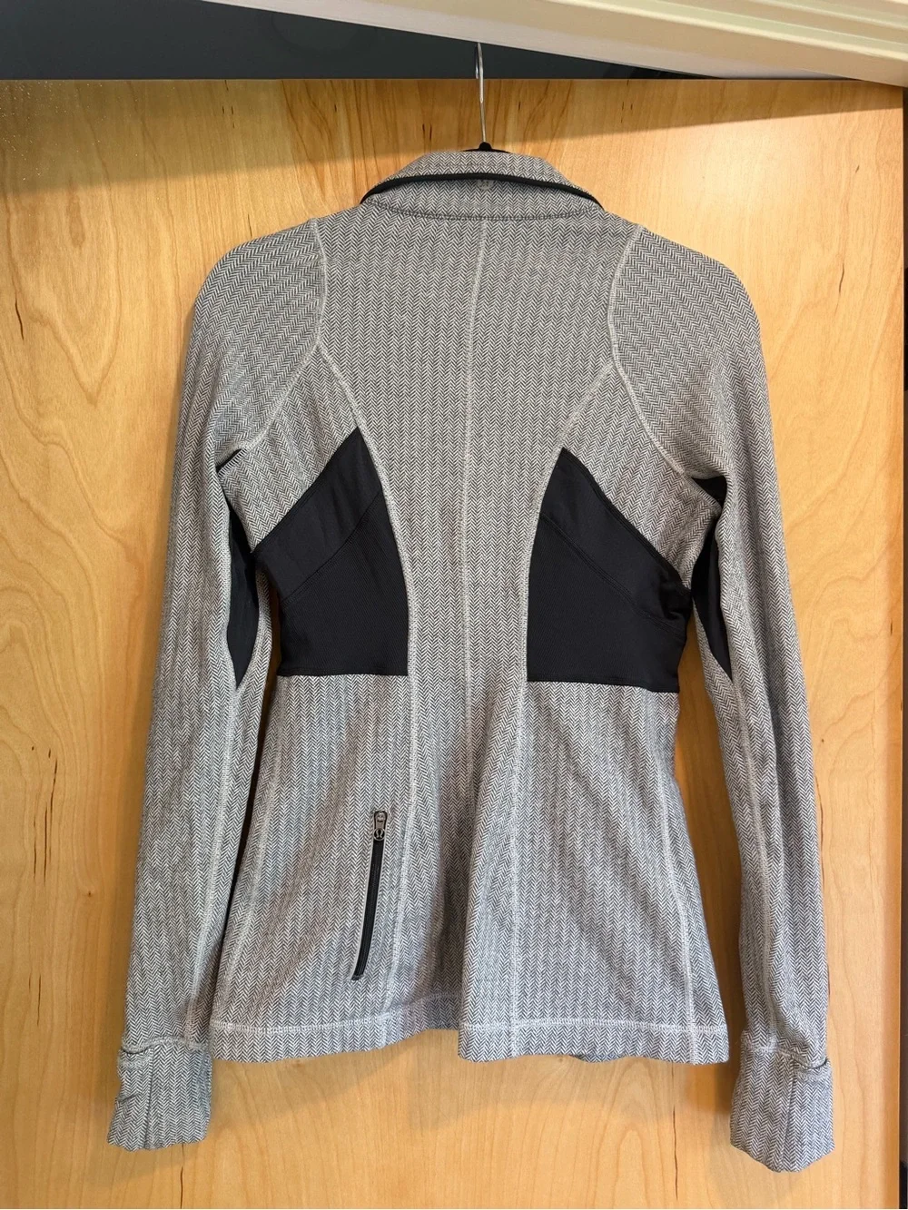 Lululemon Athletica Black & Gray Quarter-Zip Pullover Jacket